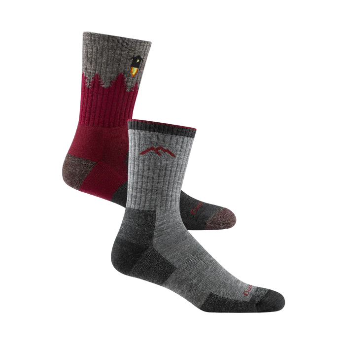 極簡素色.男款登山 2 入組 | Micro Crew Midweight Cushion