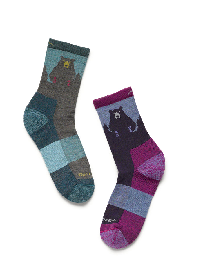 Bear Town 熊熊.女款登山 2 入組 | Micro Crew Lightweight Cushion