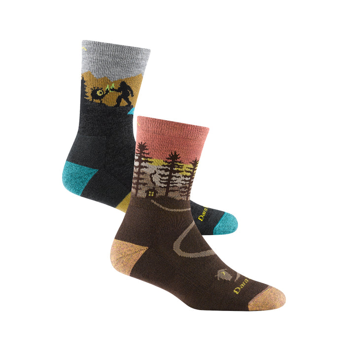 怪獸出沒.男女款登山 2 入組 | Micro Crew Midweight Cushion