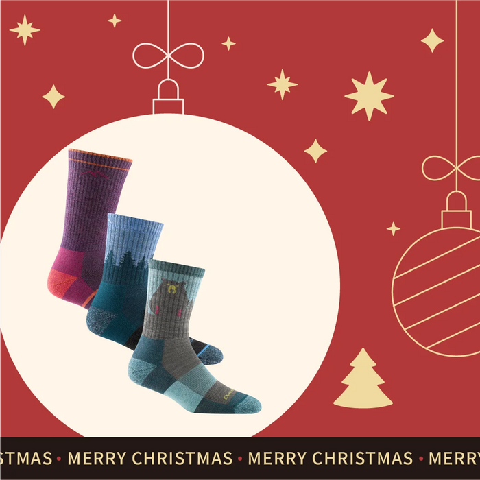 【聖誕禮盒．女款登山 3 入組】（贈：珪藻土吸水杯墊一個）