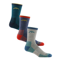 極簡單色．男款登山 3 入組 | Micro Crew Midweight Cushion