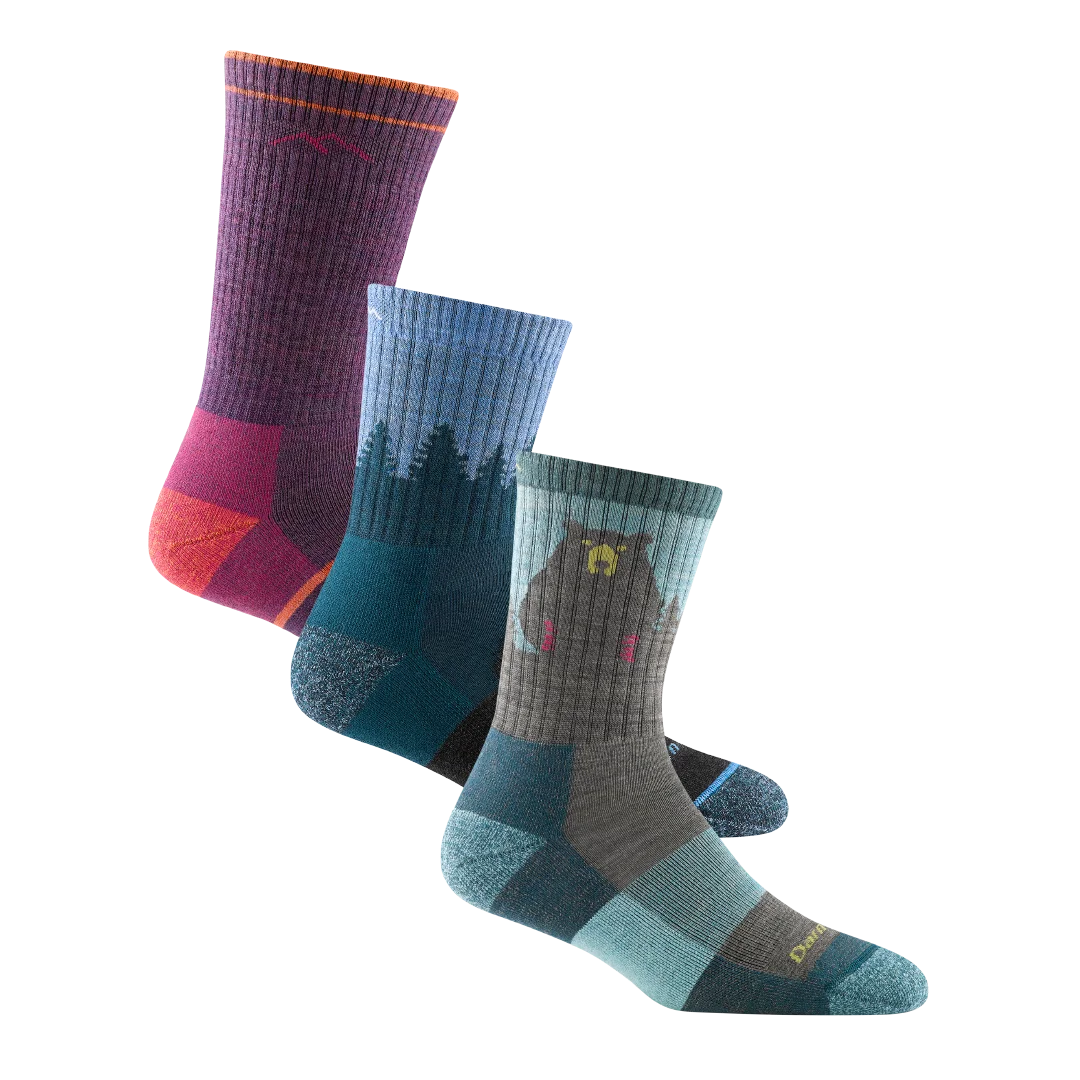 【聖誕禮盒．女款登山 3 入組】（贈：珪藻土吸水杯墊一個）