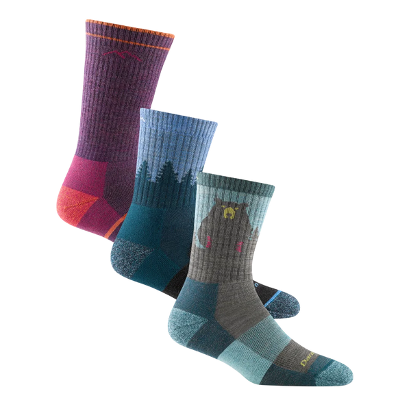 【聖誕禮盒．女款登山 3 入組】（贈：珪藻土吸水杯墊一個）