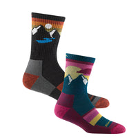 男女款夕陽組 2-Pack | Hiking．Micro Crew Lightweight Cushion
