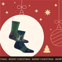 【聖誕禮盒．女款登山 2 入組】Micro Crew（贈：珪藻土吸水杯墊一個）