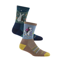 女款 派對動物 2-Pack | Hiking．Micro Crew Lightweight Cushion