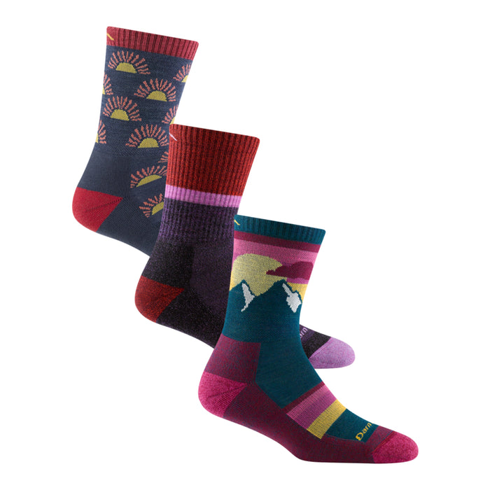 圖騰風格．女款登山 3 入組 | Micro Crew