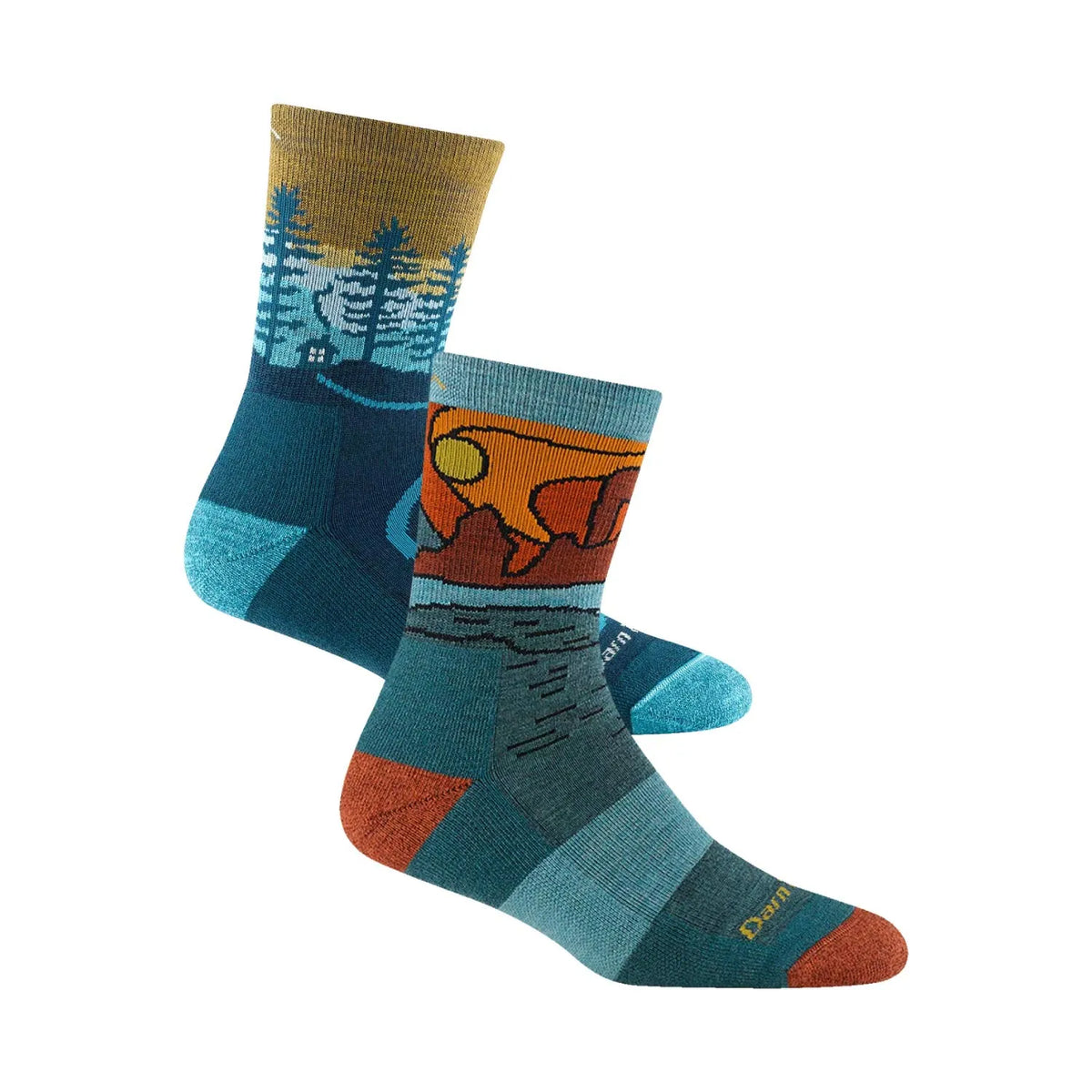 自然山林．女款登山 2 入組 | Micro Crew Midweight Cushion