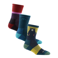 【聖誕禮盒．女款登山 3 入組】Micro Crew（贈：珪藻土吸水杯墊一個）