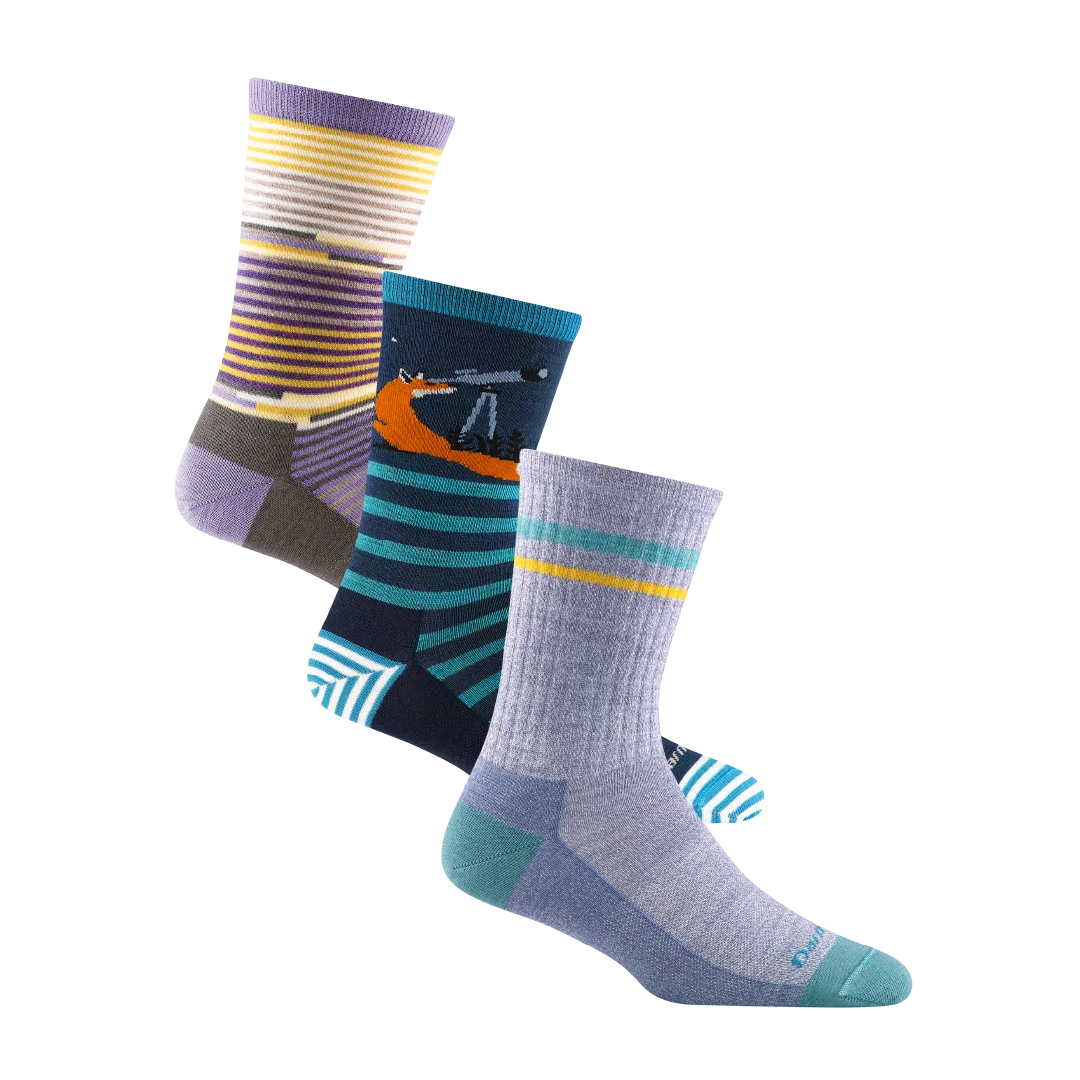 【聖誕禮盒．女款生活 3 入組】Crew（贈：珪藻土吸水杯墊一個）