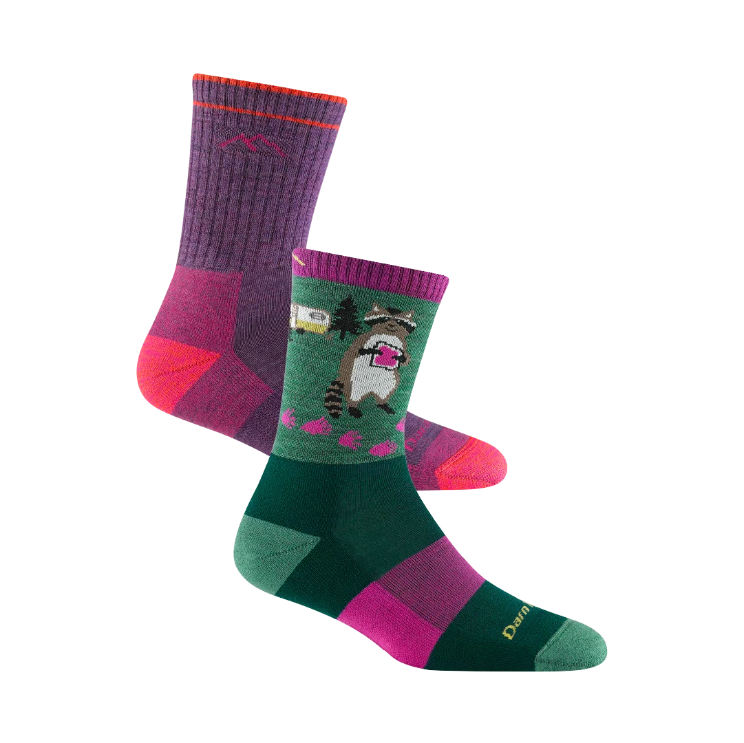 【聖誕禮盒．女款登山 2 入組】Micro Crew（贈：珪藻土吸水杯墊一個）