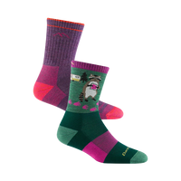 【聖誕禮盒．女款登山 2 入組】Micro Crew（贈：珪藻土吸水杯墊一個）