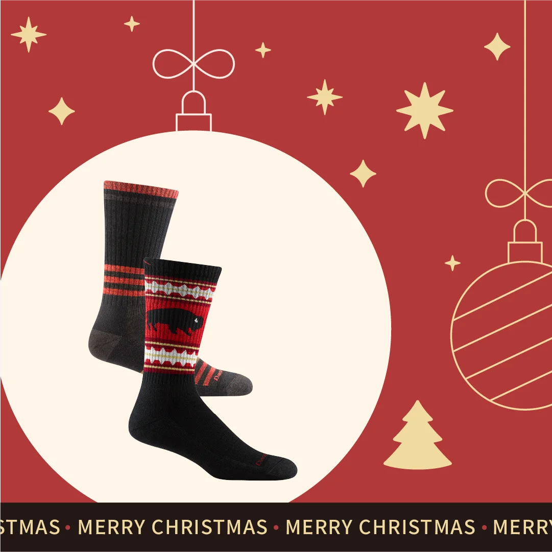 【聖誕禮盒．男款登山 2 入組】Boot（贈：珪藻土吸水杯墊一個）