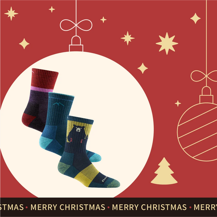 【聖誕禮盒．女款登山 3 入組】Micro Crew（贈：珪藻土吸水杯墊一個）