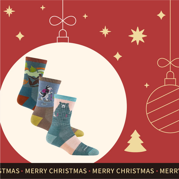 【聖誕禮盒．女款登山 3 入組】Micro Crew Lightweight Cushion（贈：珪藻土吸水杯墊一個）