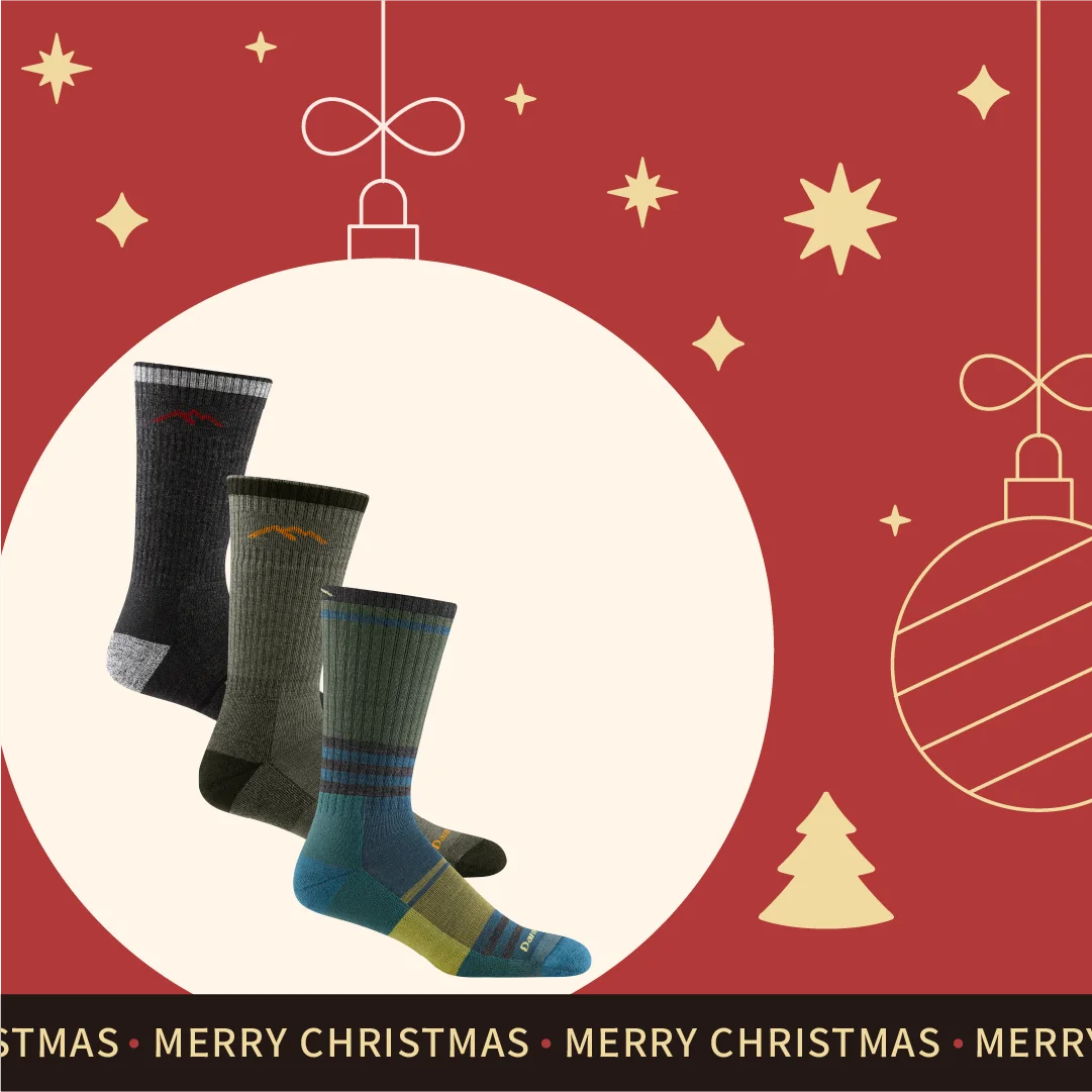 【聖誕禮盒．男款登山 3 入組】Boot（贈：珪藻土吸水杯墊一個）