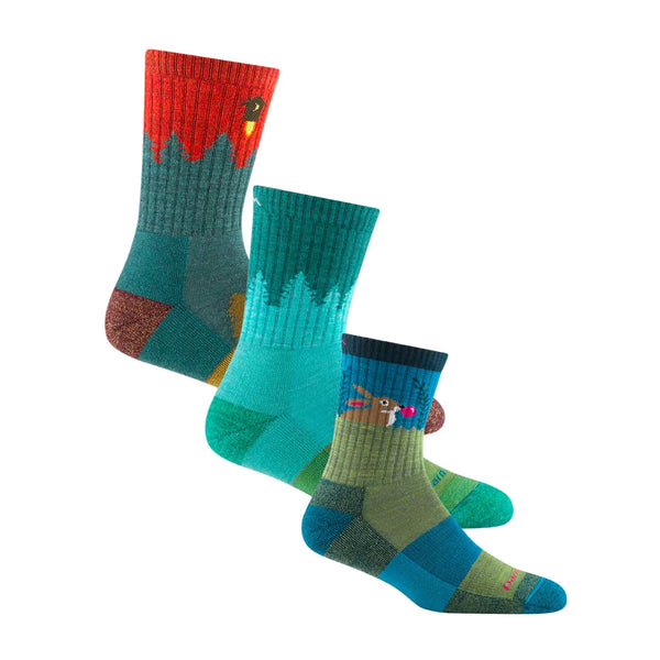 【聖誕禮盒．親子款登山 3 入組】Micro Crew（贈：珪藻土吸水杯墊一個）