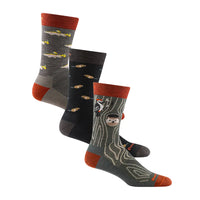 【聖誕禮盒．男款生活 3 入組】Crew（贈：珪藻土吸水杯墊一個）