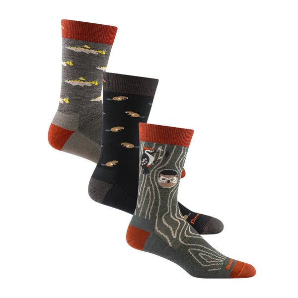 【聖誕禮盒．男款生活 3 入組】Crew（贈：珪藻土吸水杯墊一個）