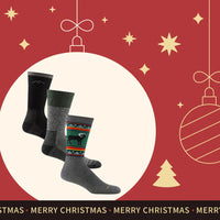 【聖誕禮盒．男款登山 3 入組】Boot Midweight Cushion（Cushion In Leg）（贈：珪藻土吸水杯墊一個）