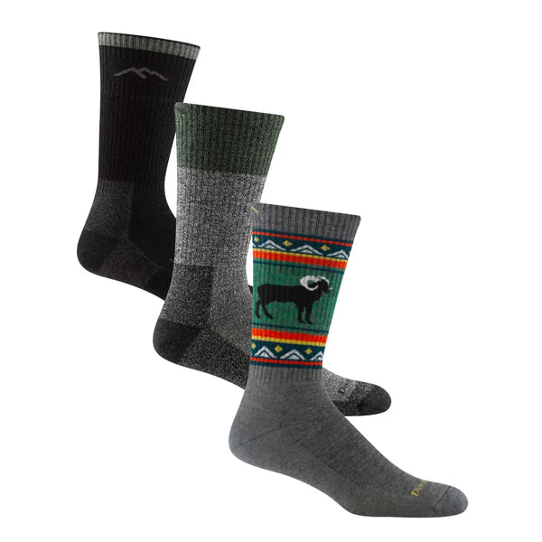 【聖誕禮盒．男款登山 3 入組】Boot Midweight Cushion（Cushion In Leg）（贈：珪藻土吸水杯墊一個）