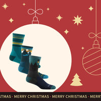 【聖誕禮盒．男款登山 3 入組】Micro Crew（贈：珪藻土吸水杯墊一個）