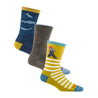 【聖誕禮盒．女款生活 3 入組】Crew（贈：珪藻土吸水杯墊一個）