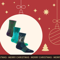 【聖誕禮盒．女款登山 3 入組】Micro Crew（贈：珪藻土吸水杯墊一個）