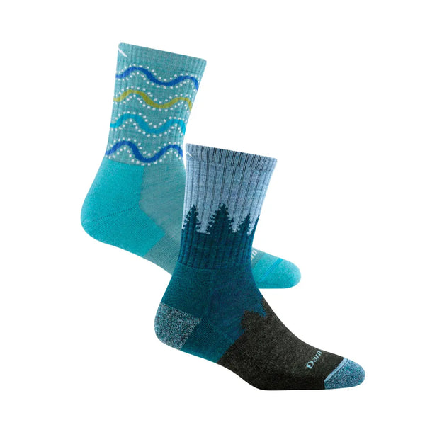 【聖誕禮盒．女款登山 2 入組】Micro Crew（贈：珪藻土吸水杯墊一個）