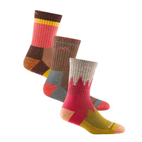 【聖誕禮盒．女款登山 3 入組】Micro Crew（贈：珪藻土吸水杯墊一個）