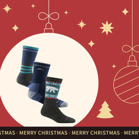 【聖誕禮盒．女款登山 3 入組】（贈：珪藻土吸水杯墊一個）