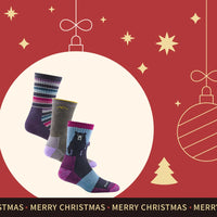 【聖誕禮盒．女款登山 3 入組】（贈：珪藻土吸水杯墊一個）