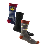 【聖誕禮盒．男款生活 3 入組】Crew（贈：珪藻土吸水杯墊一個）